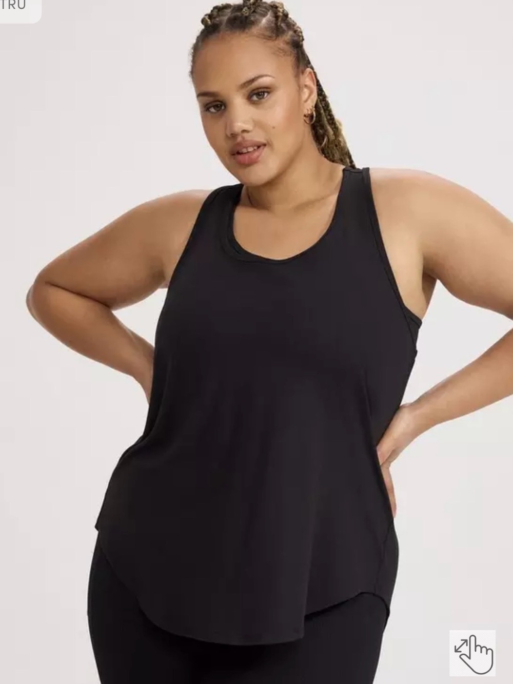 Torrid super soft performance jersey active tank 4x